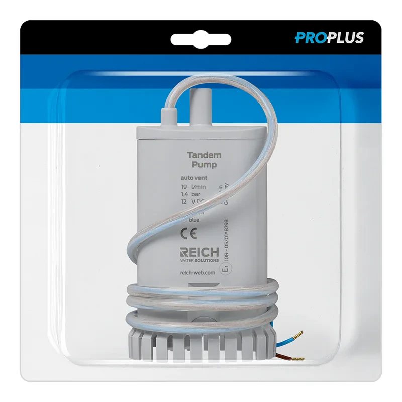 Submersible pump Twin 12V-19L in blister