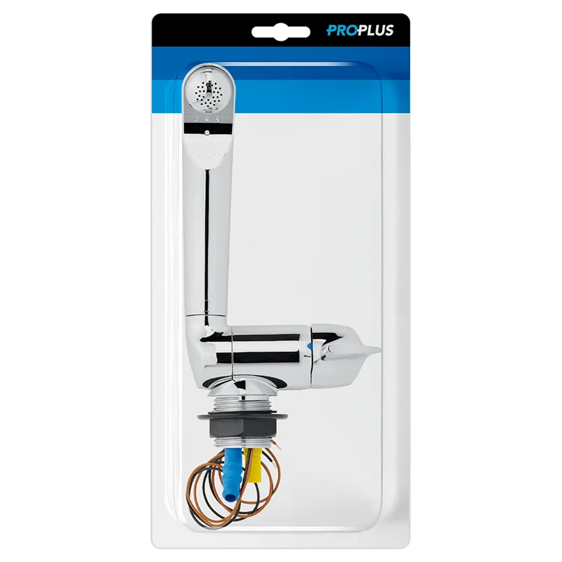 Cold water tap Keramik Style 12V Ø33 mm chrome in blister