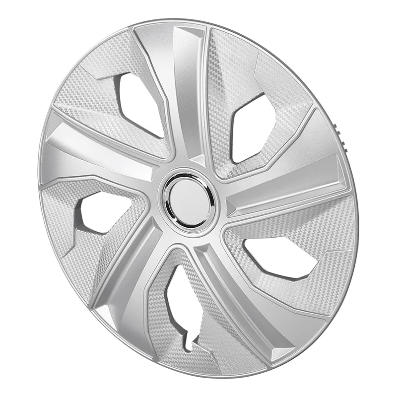 Radkappe Moon Ring Carbon Silber 14 Zoll