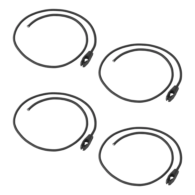 Cordino elastico di ancoraggio 100 cm - regolabile - kit di 4 pezzi