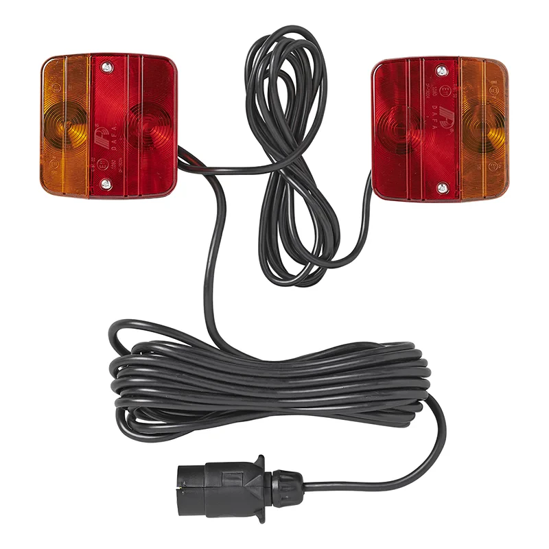 Trailer lights with magnets 7,5+2,5M cable