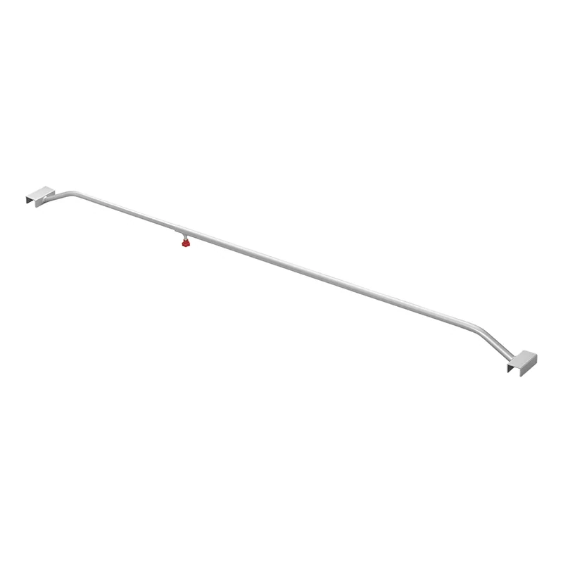Justerbar stödstång i aluminium 132-204cm för släpvagnsöverdrag (stödstång mot vattenansamlingar)