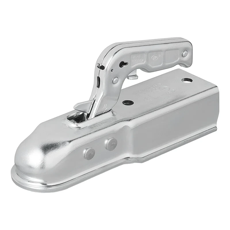 Kulekobling stål vertikal 2 hull firkantet 60mm 1300kg bremset