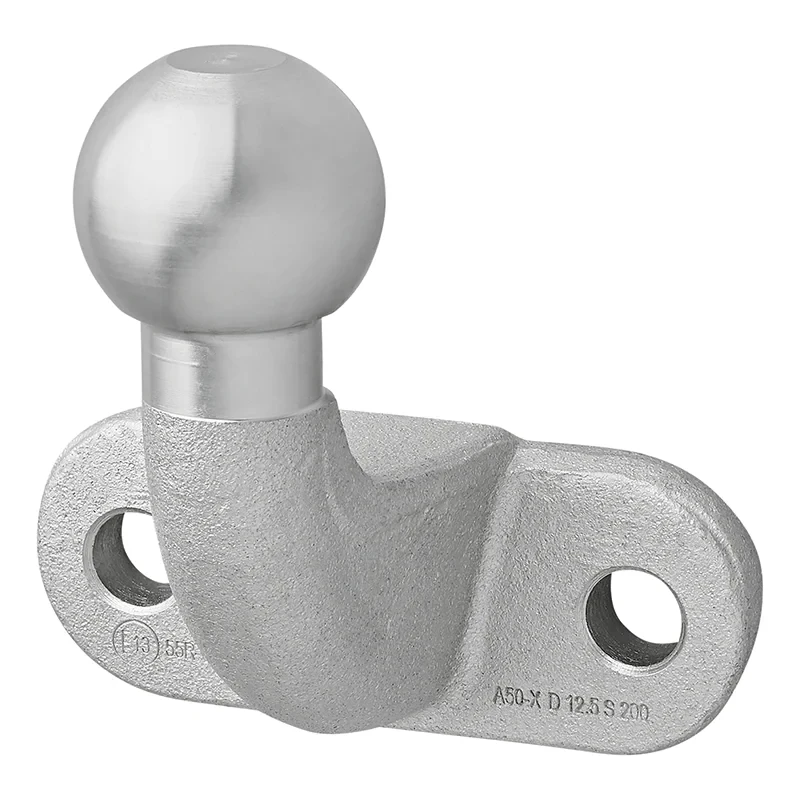 Towball silver angled