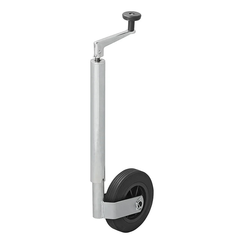 Jockey wheel 35mm plastic rim with solid rubber tyre 160x40mm