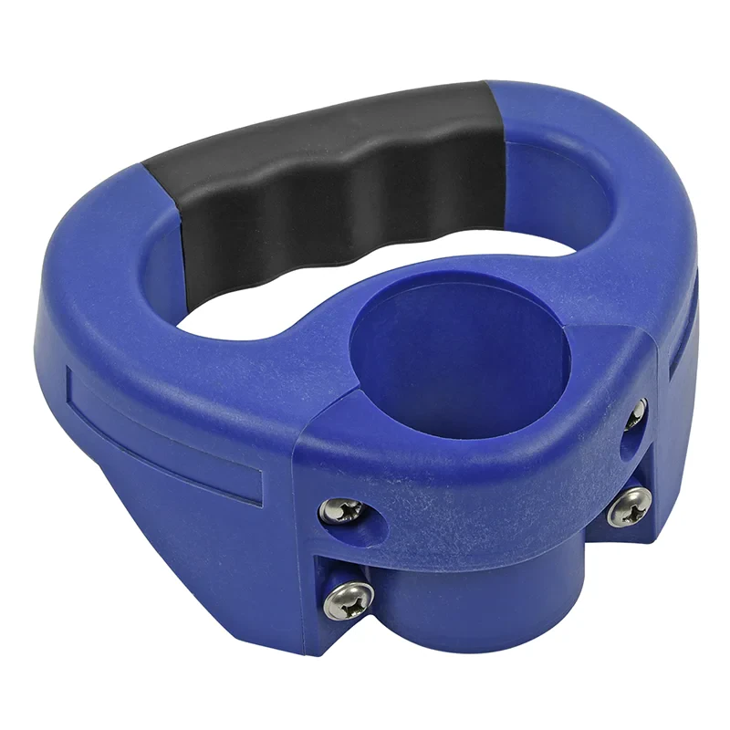 Håndtak støttehjul, blå 48mm