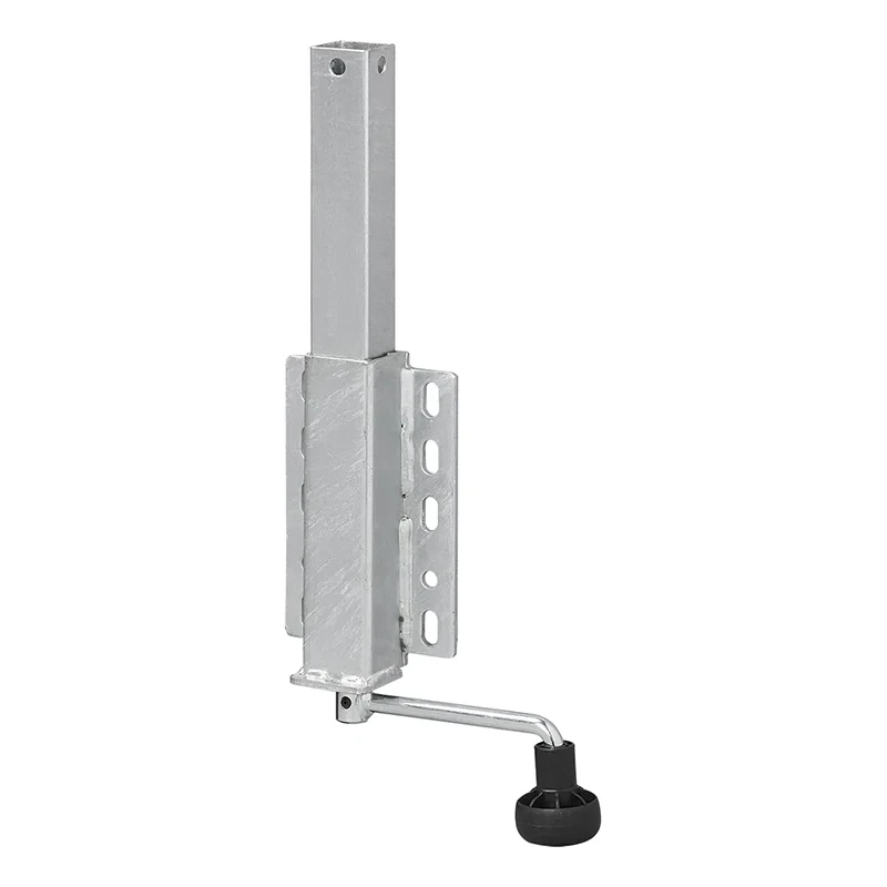 Kölstöd justerbart för båttrailer 40 x 40 mm teleskopiskt 385–535 mm 200 kg