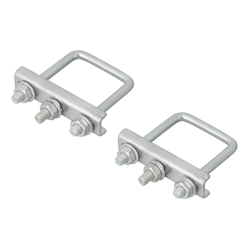 U-beugel vierkant 60mm voor neuswielklem - set van 2 stuks