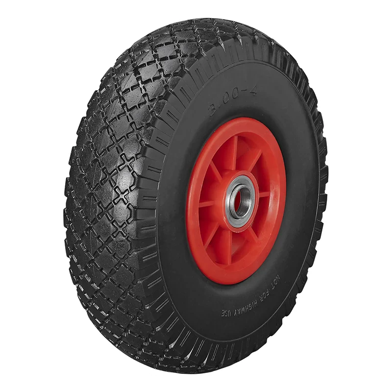 Nesehjul plastfelg med PU-dekk 260x85mm