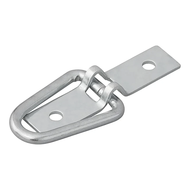 Cargo lashing D-ring 2 parts 72 x 16 mm