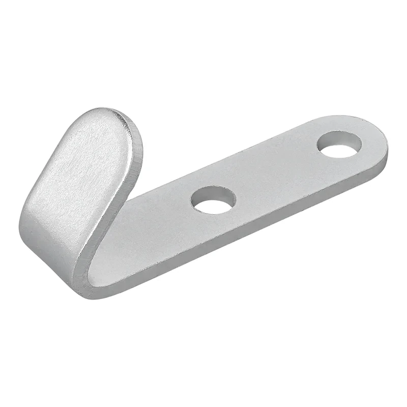 Screw-on hook metal 52 x 13 x 2 mm