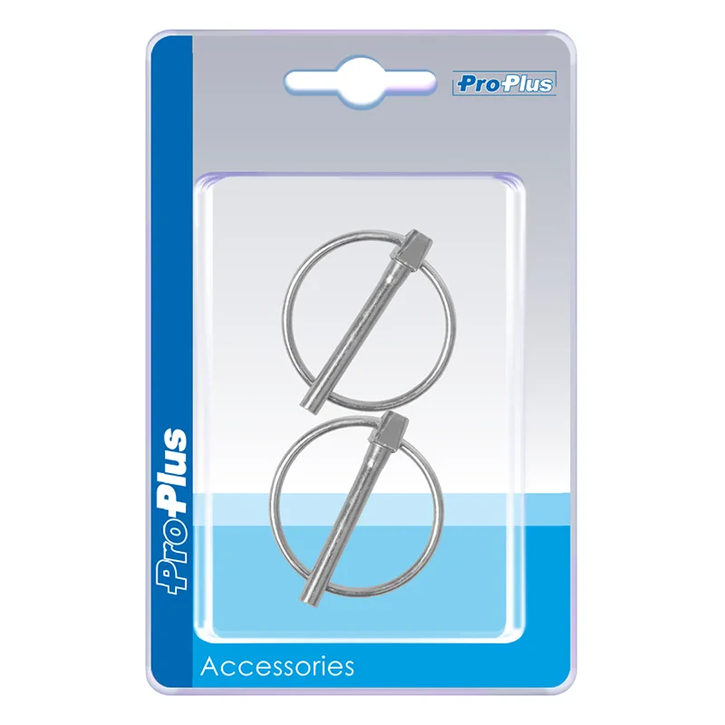 Borgpen 4,5mm met ring 2 stuks in blister