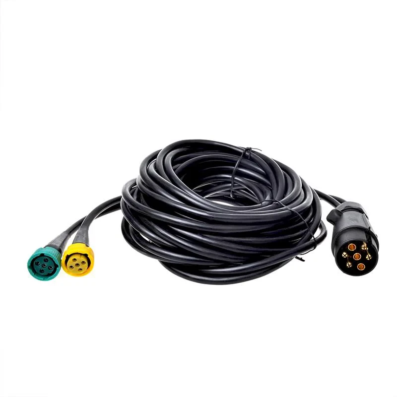 Wiring harness 7M with plug 7-pin and 2x connector 5-pin