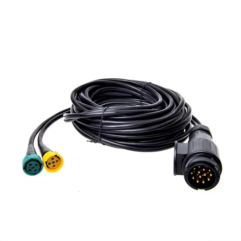 Kabelset 7M met stekker 13-polig en 2x connector 5-polig
