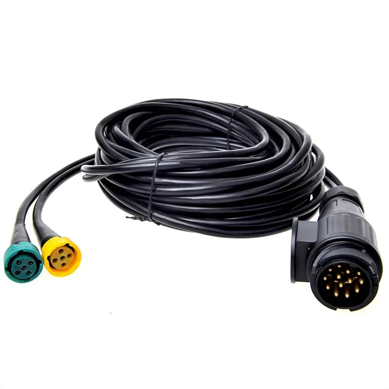 Kabelset 9M met stekker 13-polig en 2x connector 5-polig