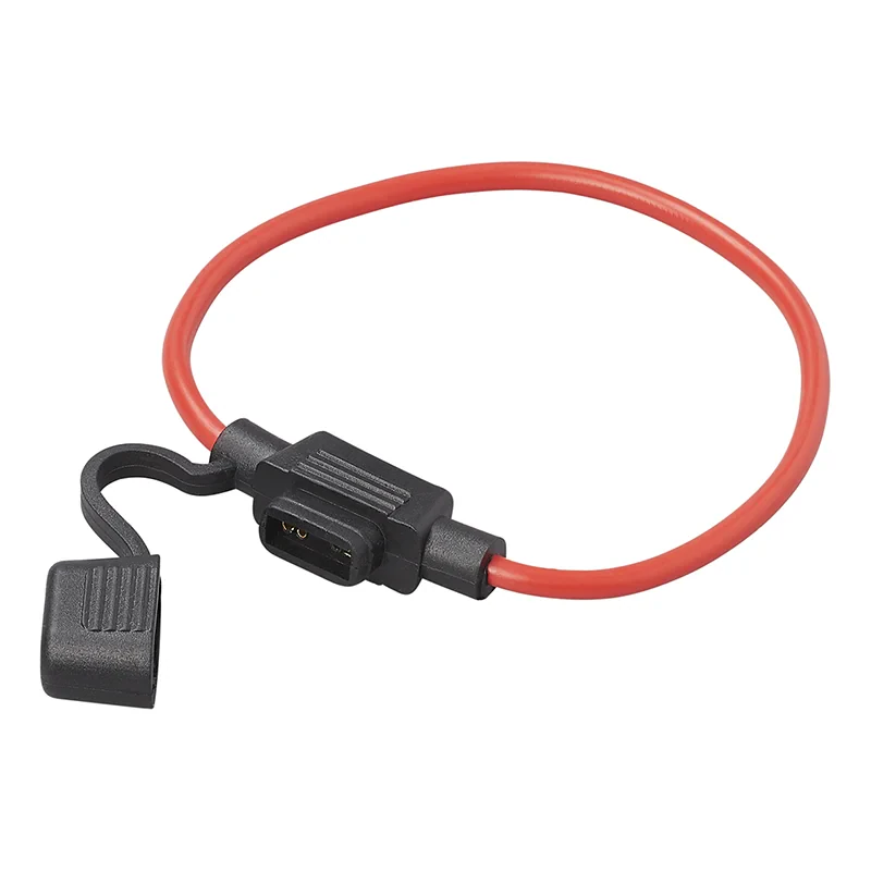 Fuse holder in-line for blade fuse mini