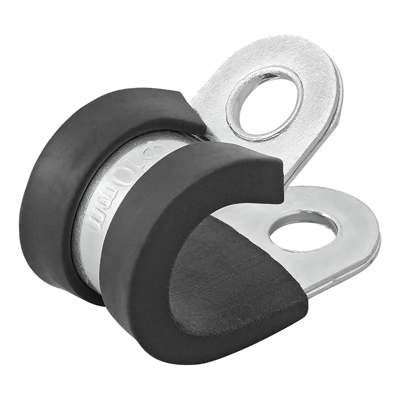 Kabelklemme 10 mm med gummibeskyttelse