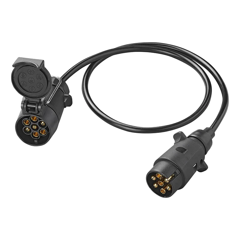 Extension cable 1M with plug and socket 7-pin