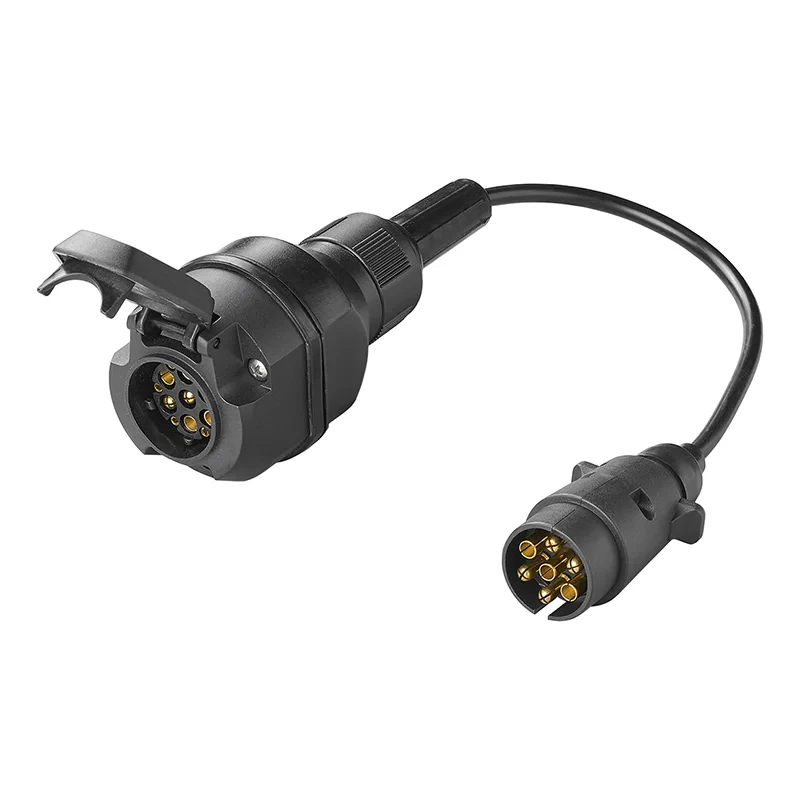 Verloopkabel 30 cm van 7-polig naar 13-polig type Multicon West