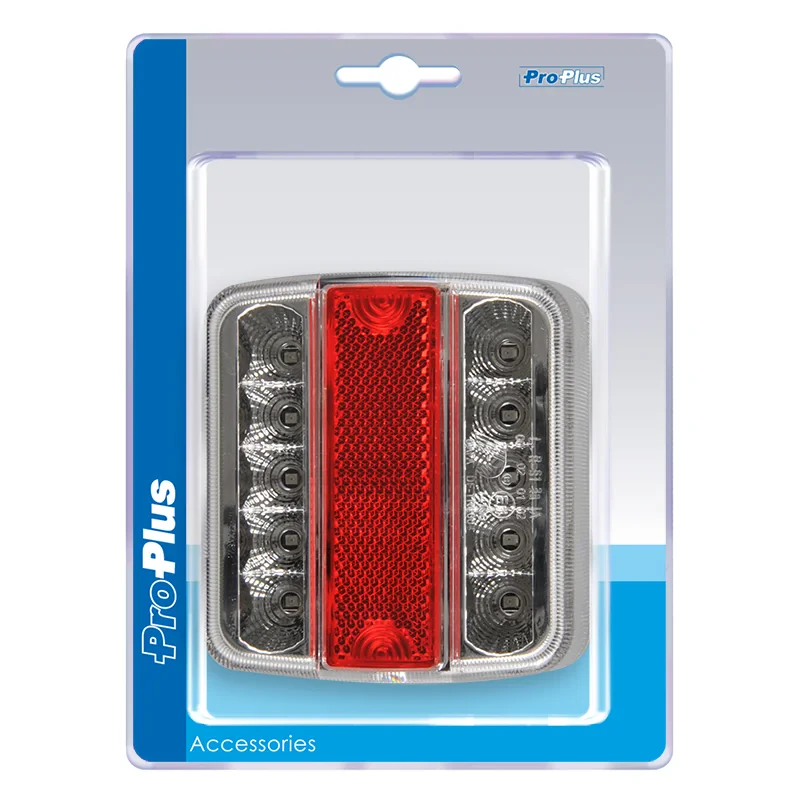 Luz trasera de 4 funciones 98x105mm 14LED en envase