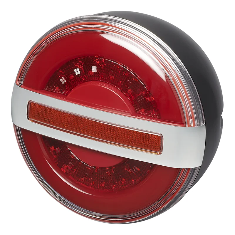 Achterlicht 3 functies 140mm LED met dynamisch knipperlicht