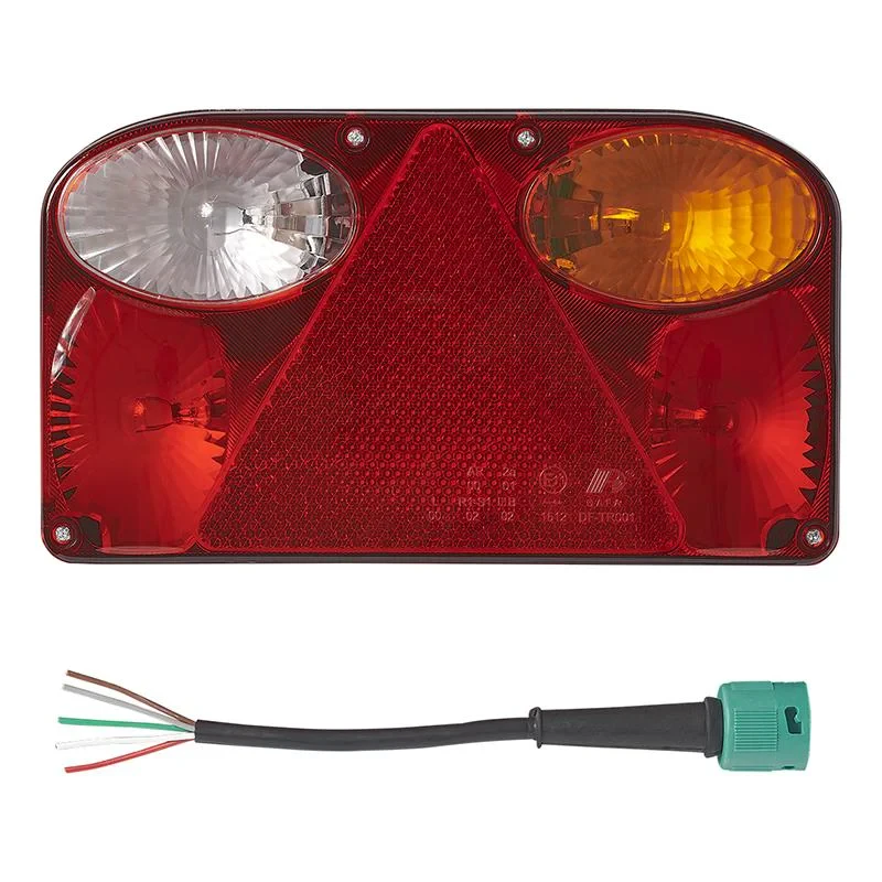 Rear lamp 6 functions 237x137mm right Q-Parts