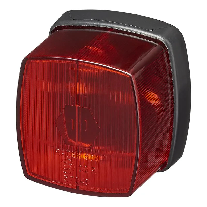 Markeringslamp rood 66x62mm