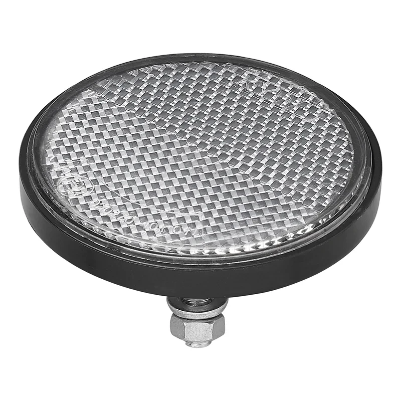 Reflector white 60mm with bolt 5mm