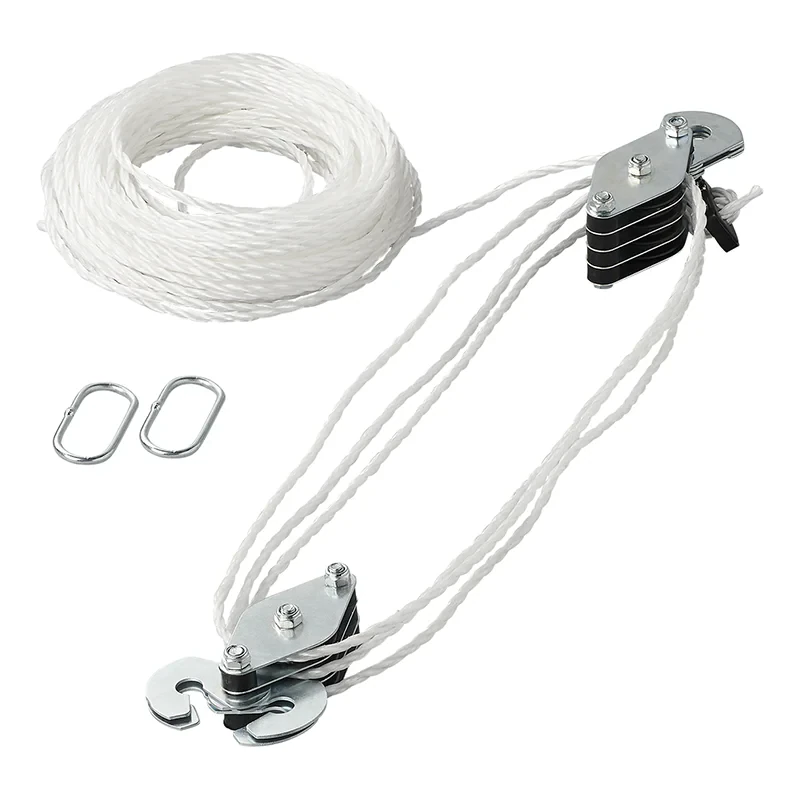 Talje heis med 20 M nylon tau