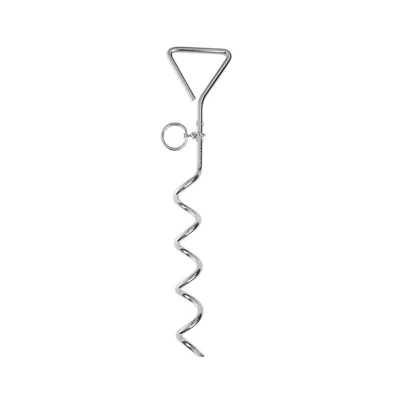 Corkscrew tether