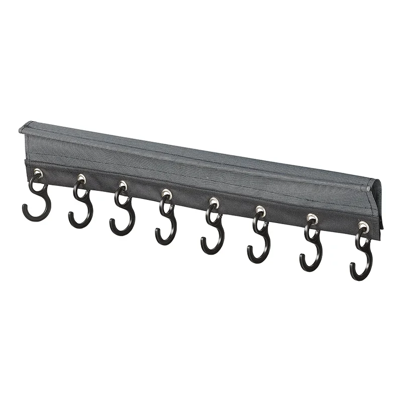 Coat hanger universal with beading and velcro