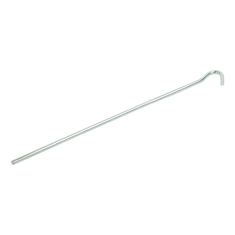 Tältpinne 25cm metall med öppen ögla