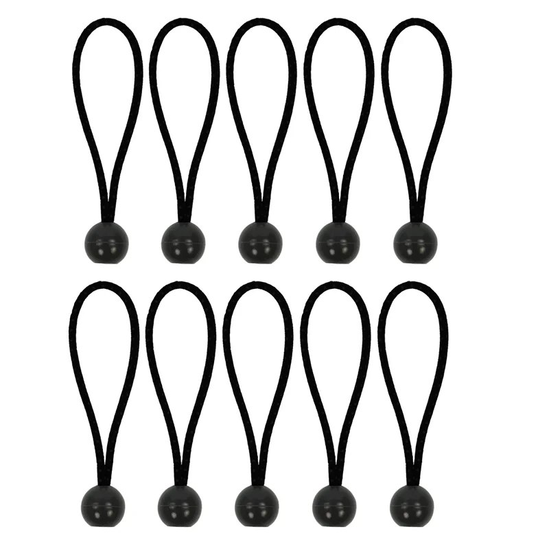 Tenditore elastico 15cm con sfera di plastica set di 10 pezzi