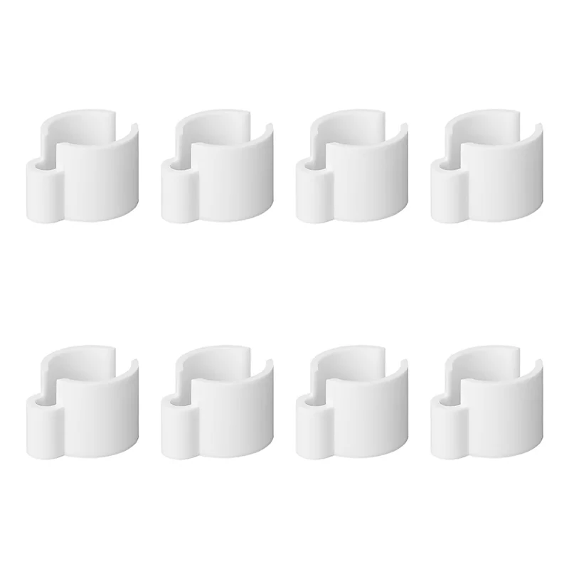 Kabelclip wit 22-32mm - set van 8 stuks