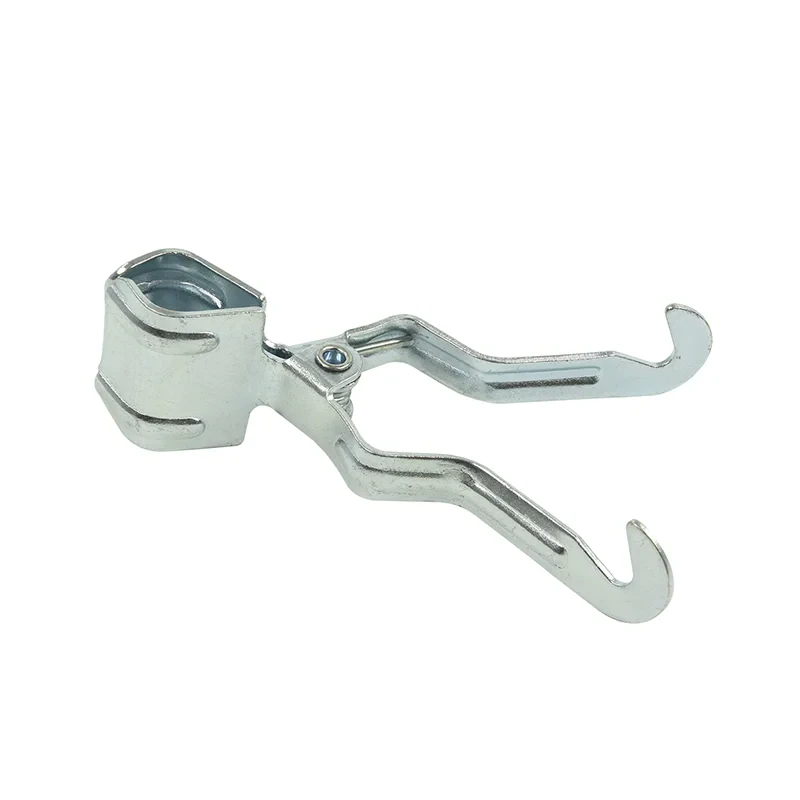 Clothing hook clamp for tentpole