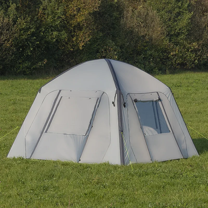 Side wall with window for inflatable party tent