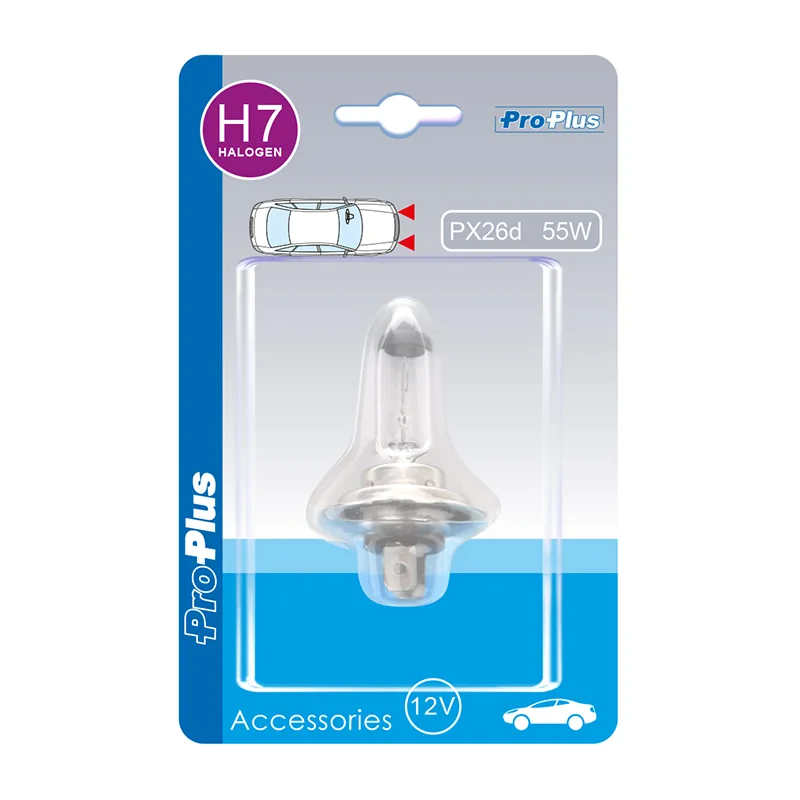 Car bulb 12V 55W PX26d H7 in blister