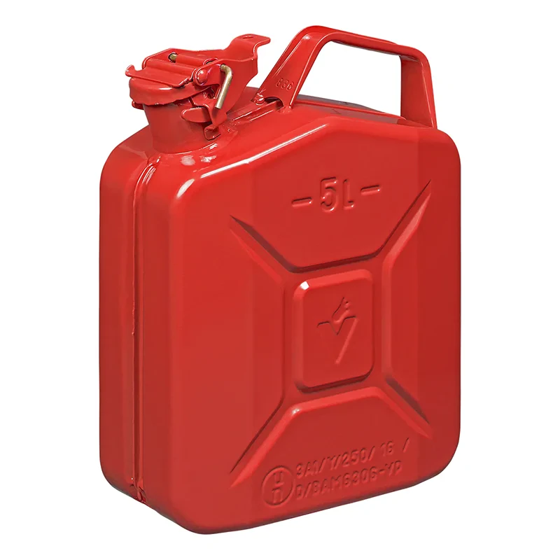Jerry can 5L metal red UN & TüV-approved