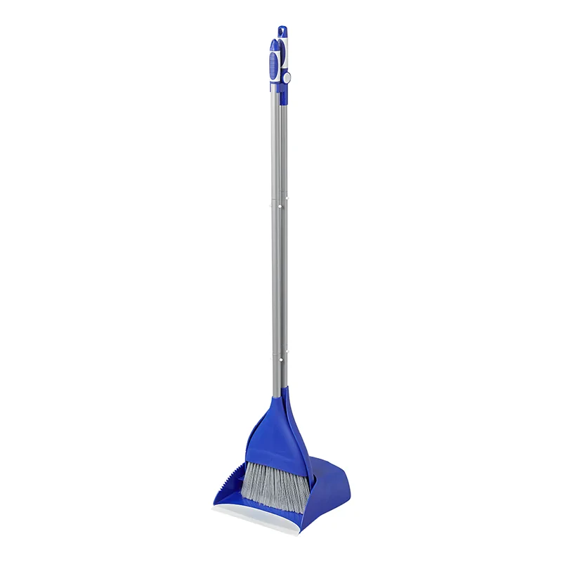 Broom and dustpan with handle