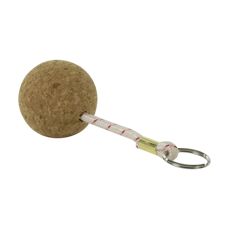 Sleutelhanger met kurken bal (drijvend)