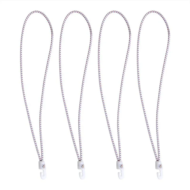 Purjeen pidin nylonkoukku, 4 kappaletta, 35cm, valkoinen