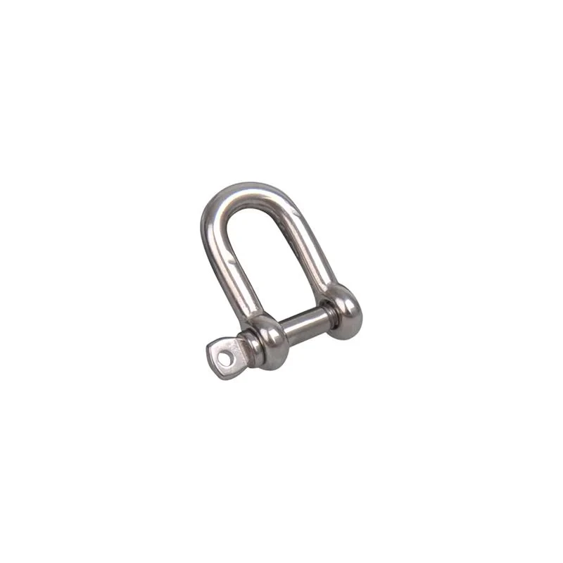 D-schackel 4mm, A4 RVS AISI 316. 750 daN