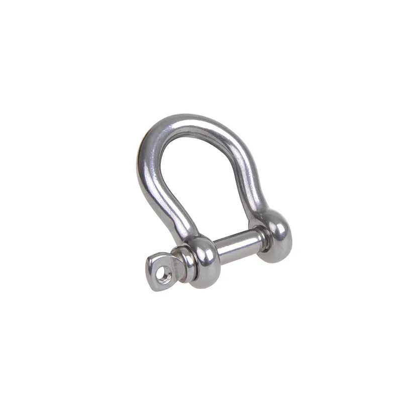 Bow shackle 6mm, A4 RVS AISI 316, 1.500 daN