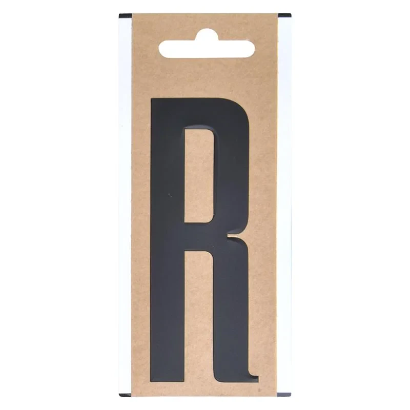 Letter etiket " R " 10cm
