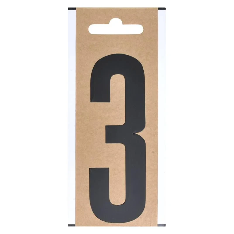 Folienzeichen " 3 " 10cm