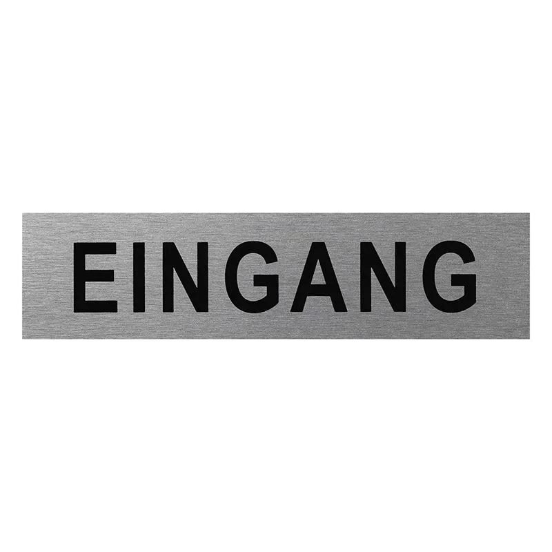 Aluminium Türschild " Eingang " 160x40mm
