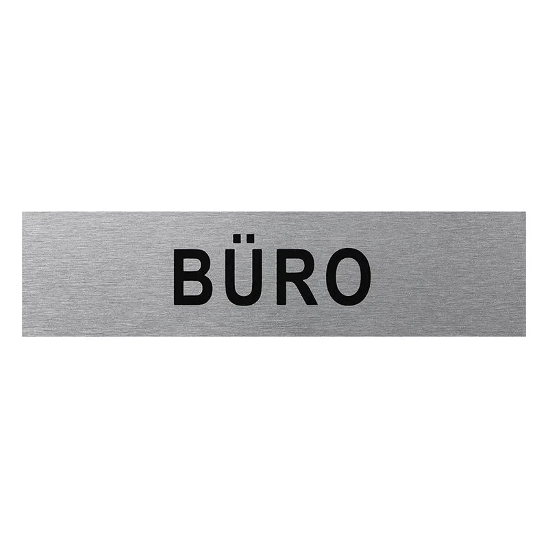 Alumiini ovikyltti " Büro " 160x40mm
