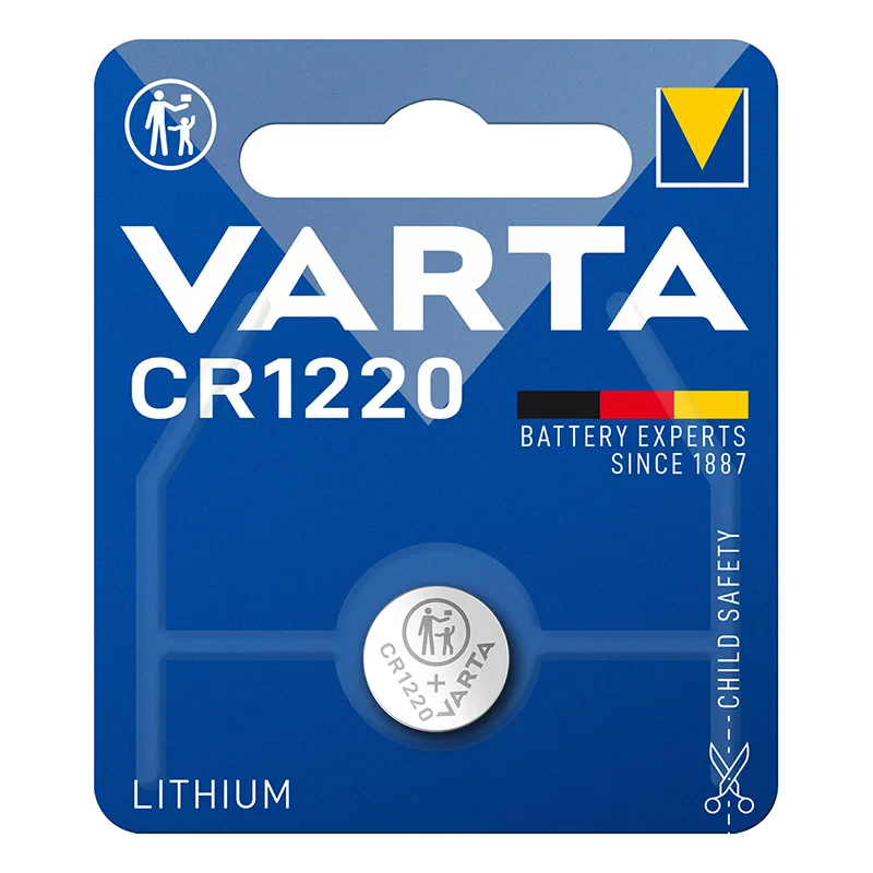 Varta Lithium knoopcelbatterij CR1220 3V in blister