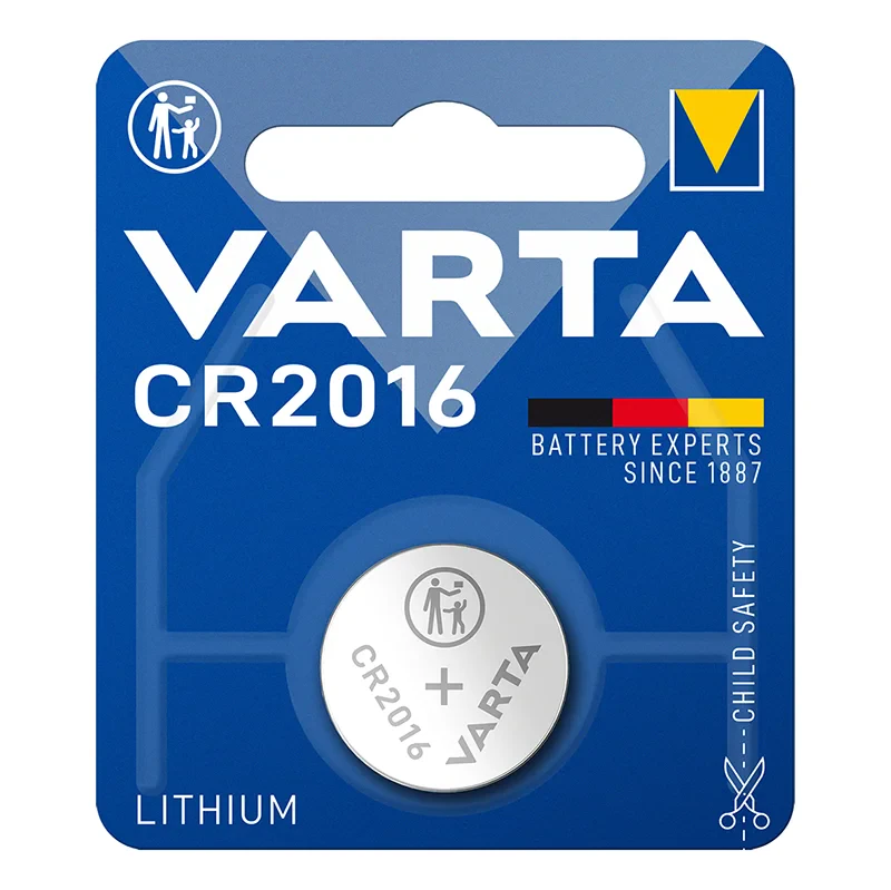 Varta Lithium knoopcelbatterij CR2016 3V in blister
