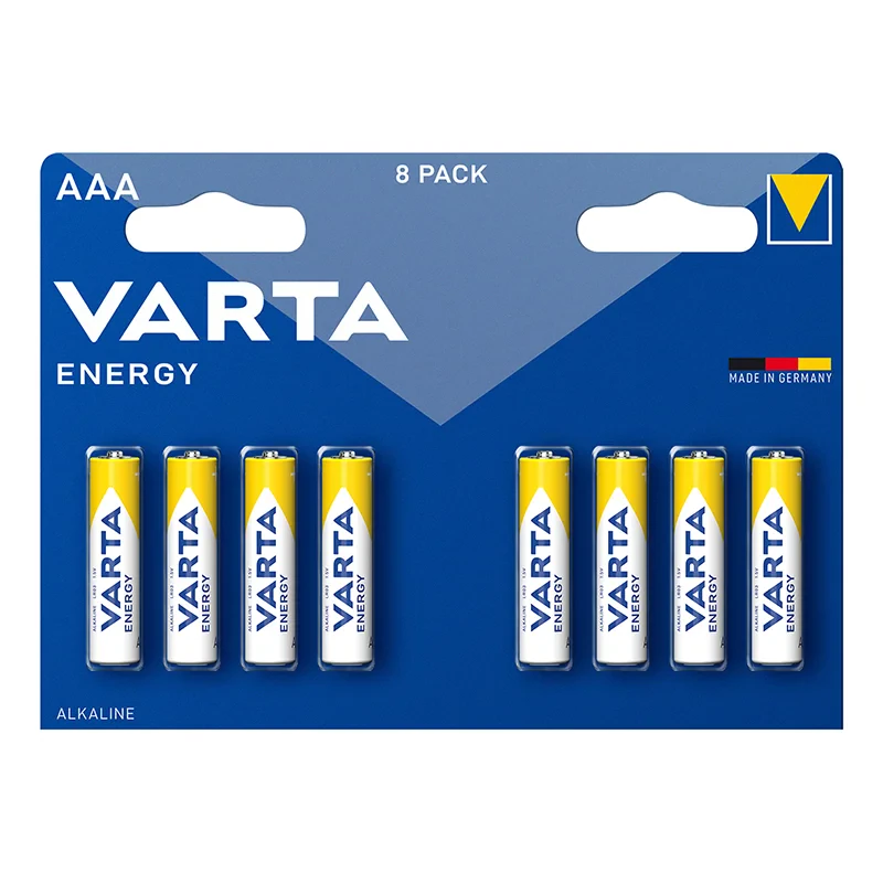 Varta Energy Alkaline batteries AAA 8 pieces in multi pack